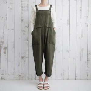 Army Green Overalls L *FLAW
